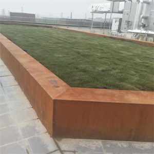 东河耐候钢花池围边